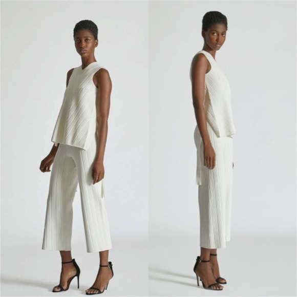 Yigal AzrouëlChevron Ottoman Knit Top - Picture 1 of 8